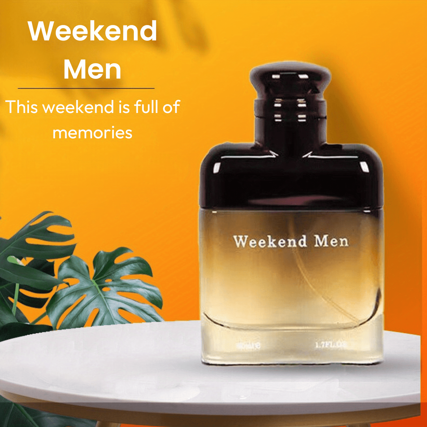 Men's Long-lasting Eau De Toilette Spray, Fresh Woody Cologne with Niche Woody Notes, Perfect for Sweet Date & Quiet Sexiness, 1.7oz