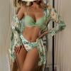 Micro Bikini Push Up Swimwear Women Sexy Fashion Beach Outfits for Women Three Piece Set for Women