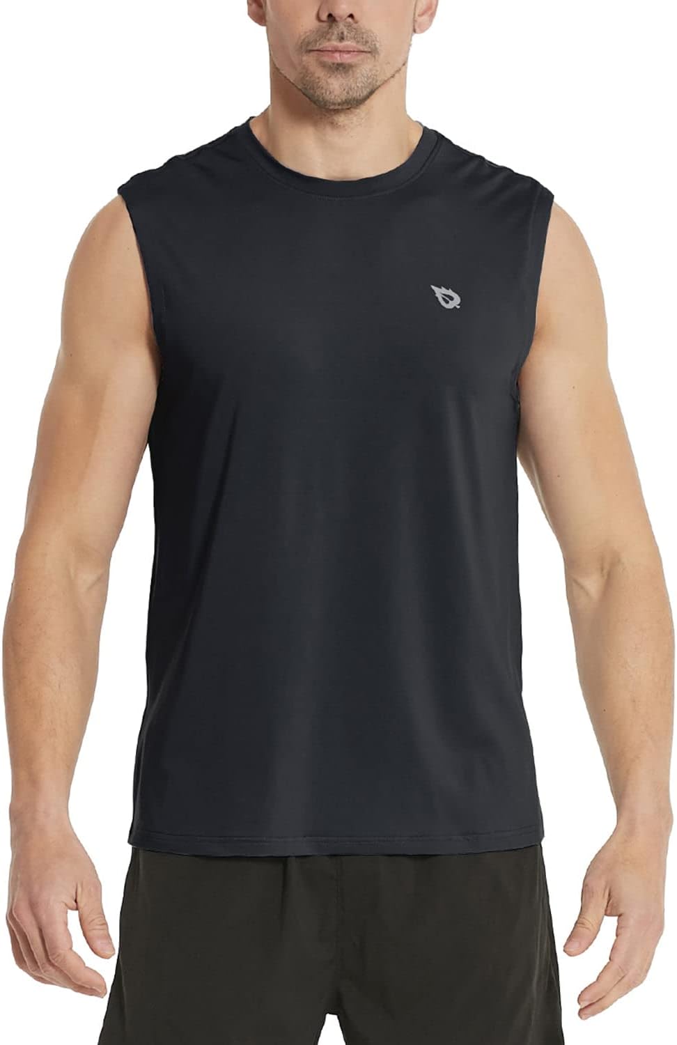 Men's Tank Tops Sleeveless Shirts Gym Workout Running Athletic Quick Dry Tech
