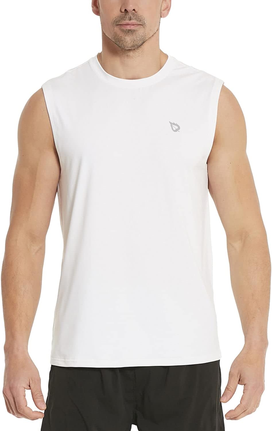 Men's Tank Tops Sleeveless Shirts Gym Workout Running Athletic Quick Dry Tech