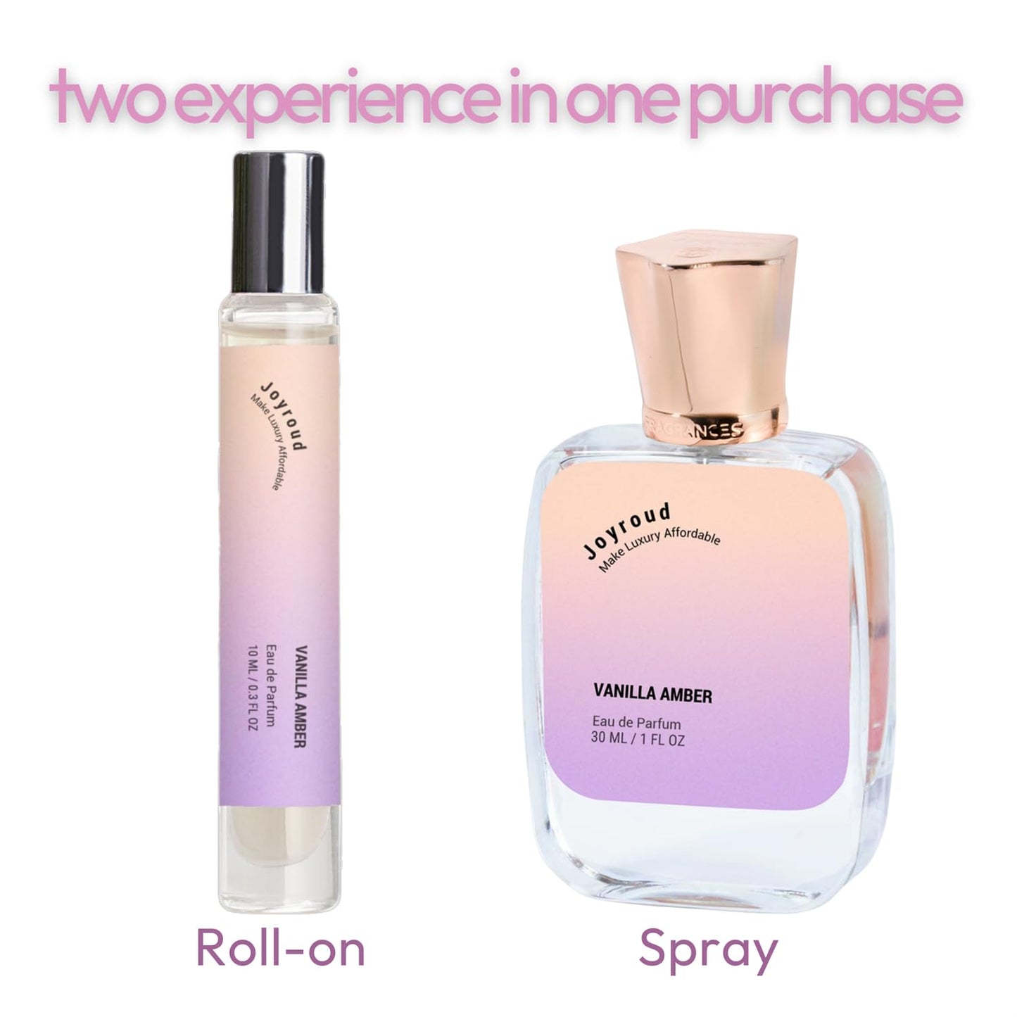 Joyroud Perfume for Women, Vanille Eau de Parfum for Women, Roll on Perfume Travel Size, Vanilla Perfume Oils for Women Long Lasting, Coffee Perfume for Women