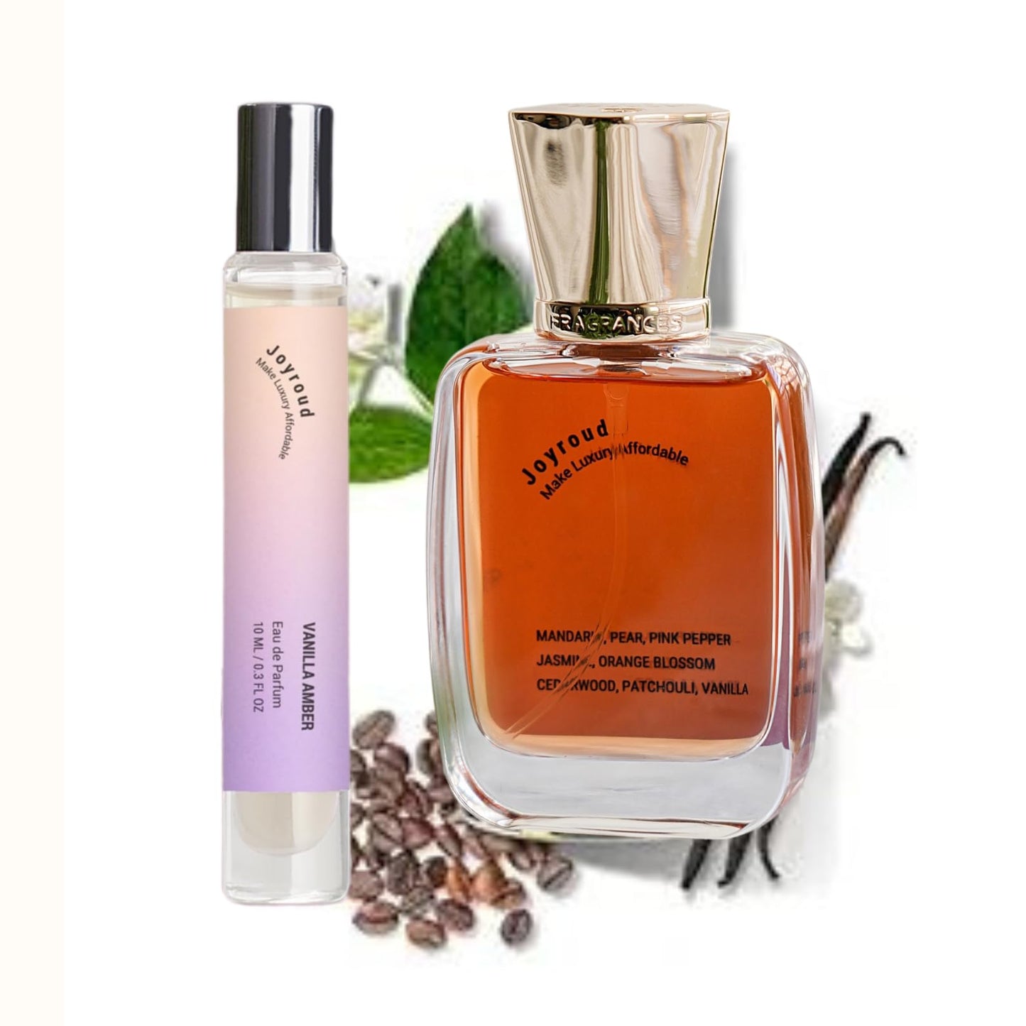 Joyroud Perfume for Women, Vanille Eau de Parfum for Women, Roll on Perfume Travel Size, Vanilla Perfume Oils for Women Long Lasting, Coffee Perfume for Women