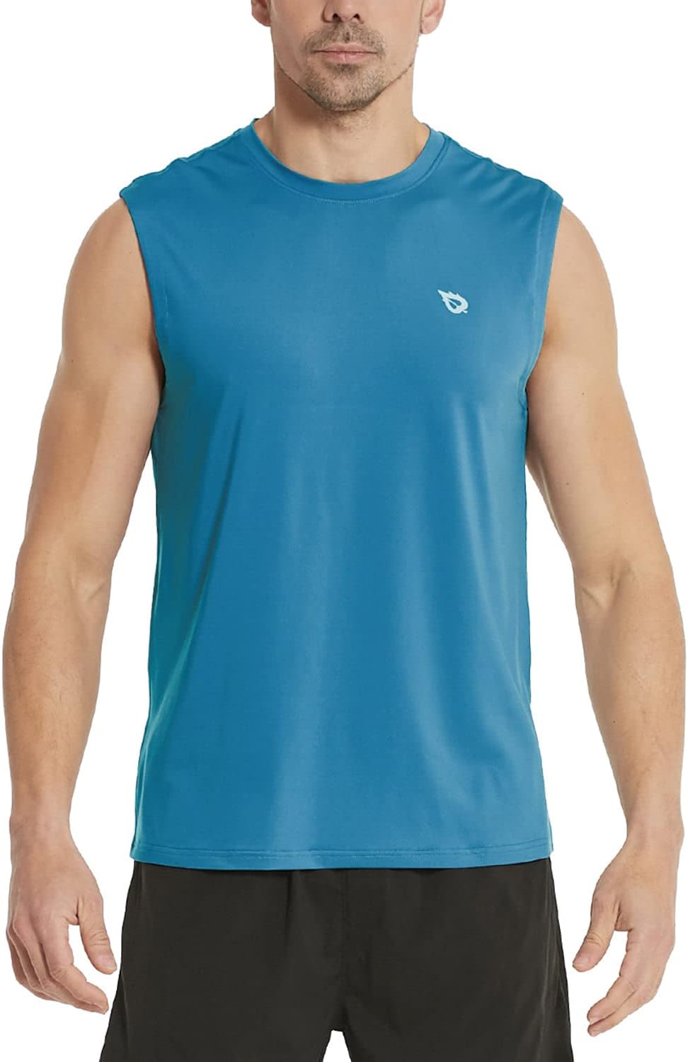Men's Tank Tops Sleeveless Shirts Gym Workout Running Athletic Quick Dry Tech