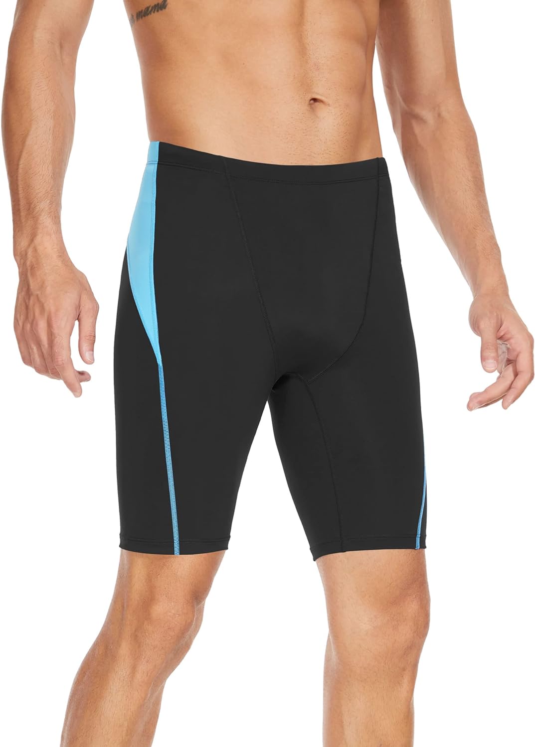 Men's Swim Jammers - Athletic Training Endurance Swimsuits Racing Competition Swimwear Sizes: 32-42