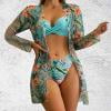 Micro Bikini Push Up Swimwear Women Sexy Fashion Beach Outfits for Women Three Piece Set for Women