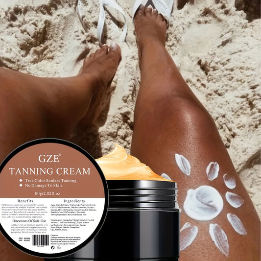 Summer Skin Self Tanning Cream Sunless Self Tanner For Face Body For Natural Glow Body Bronzer