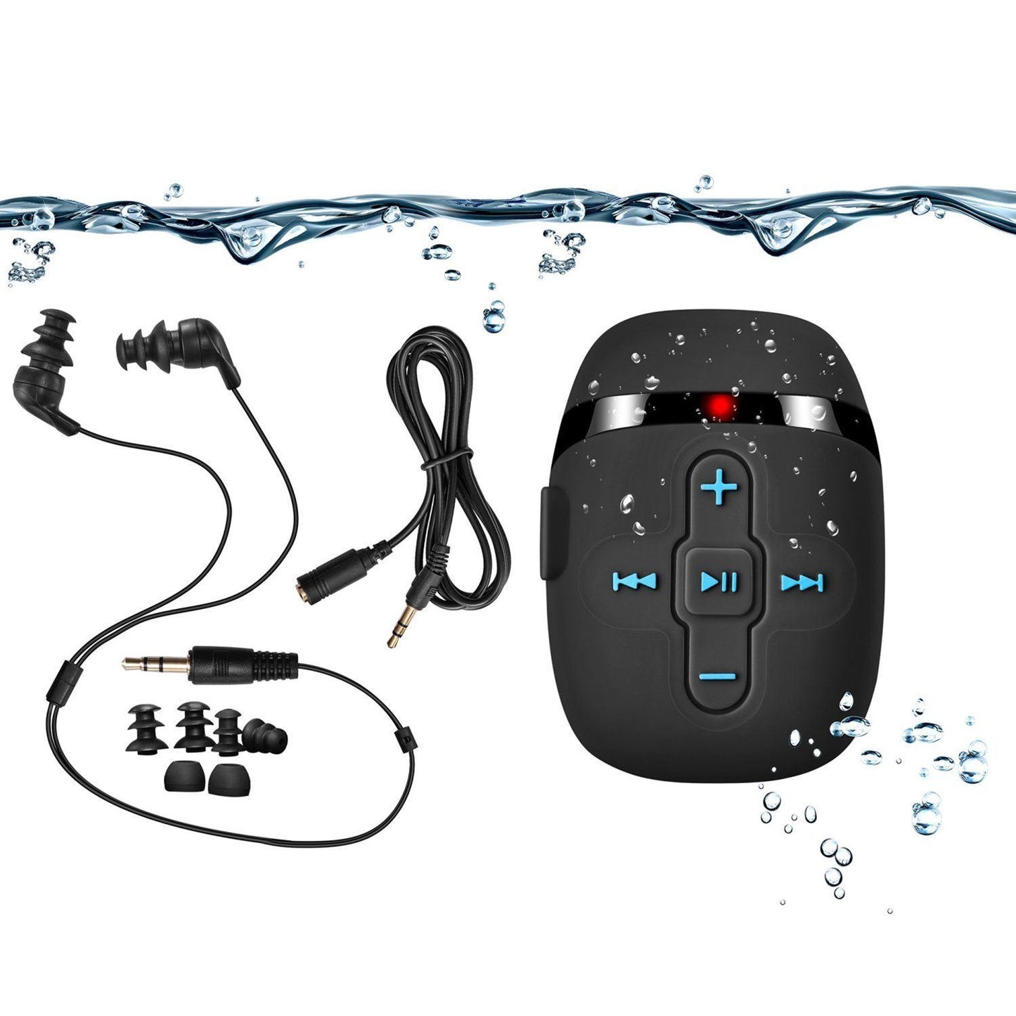 Swimming MP3 waterproof Audio player Waterproof Swimming music player Sewobye
