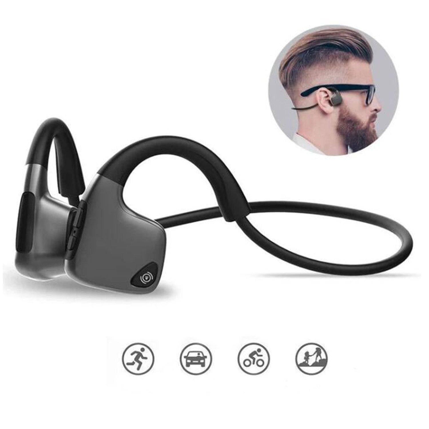 Bone Conduction Headphones Bluetooth 5.0 Wireless Headset Bone Conduction Headphones Sewosports