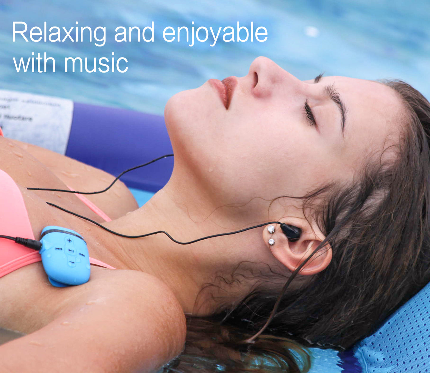 Waterproof mp3 player for Swimming, Sports music player