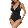 Women's Vintage Padded Push up One Piece Swimsuits Tummy Control Bathing Suits Swimwear Women Sexy Slimming Swimsuit