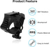 SEWOBYE Plastic Bicycle Light Bracket, Sports Lamp Holder Bike Light Accessories