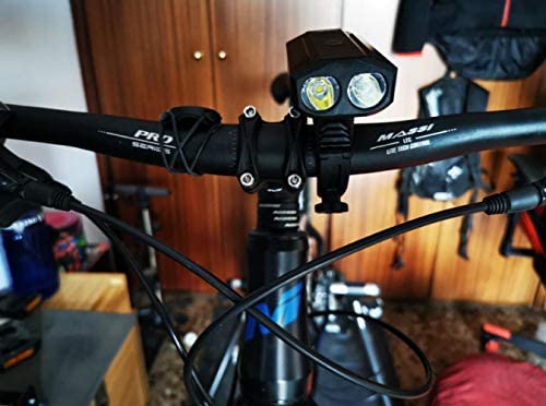 SEWOBYE Plastic Bicycle Light Bracket, Sports Lamp Holder Bike Light Accessories
