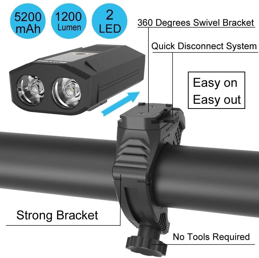 Bicycle discount lamp holder