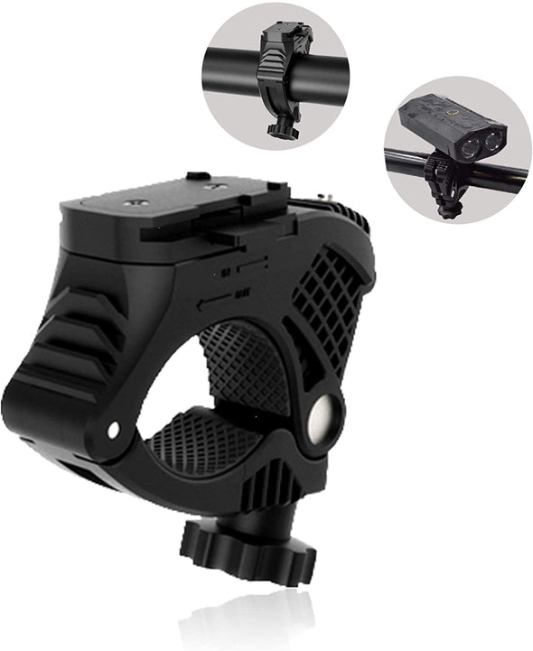 SEWOBYE Plastic Bicycle Light Bracket, Sports Lamp Holder Bike Light Accessories