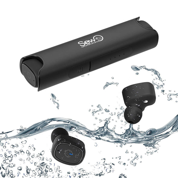 True Wireless Earbuds Bluetooth 5.0 In-Ear Headphones, IPX7 Waterproof Wireless Bluetooth Headphones Sewosports 