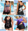 Sewobye Tankini Swimsuits for Women Two Piece Bathing Suits Swimwear Top with Boyshorts