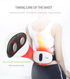 Waist Abdomen Smart Massager -8 modes,15 classes Intensity,Multifunctional cordless Waist Abdomen massager Massager Sewobye 